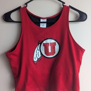 University Of Utah Red Tank Top Large